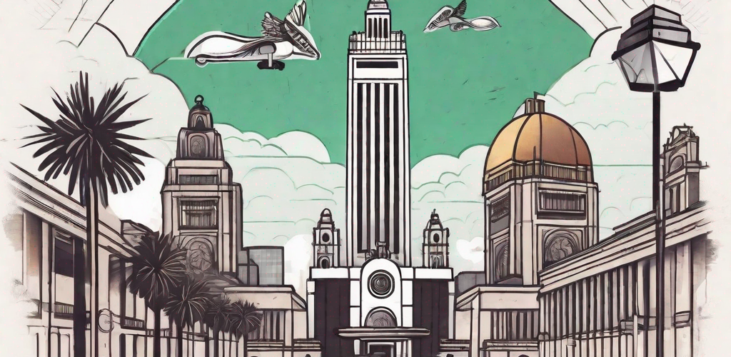 A cityscape of mexico city